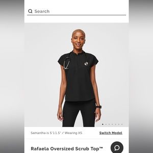 Figs Black Scrub Set